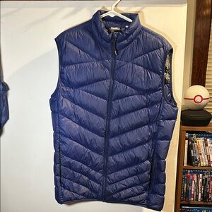 Puma Men's Navy Quilted Vest